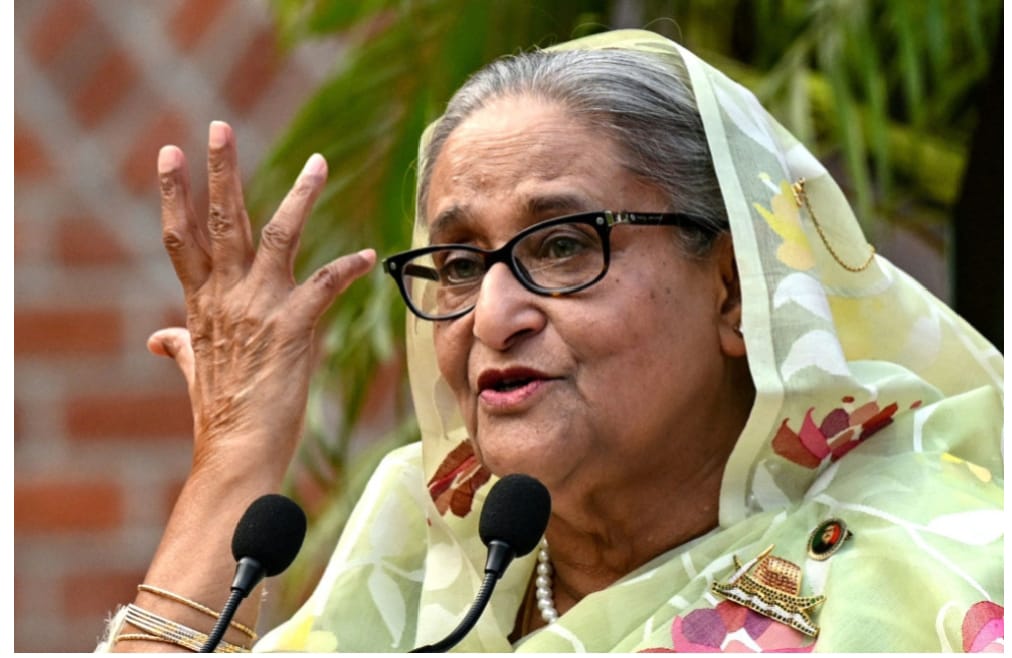 शेख हसीना का दावा, उन्होंने मानवता के विरुद्ध कोई कृत्य नहीं किया