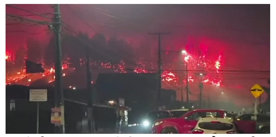 चिली में गर्मी की लहर के कारण घातक जंगल की आग: 18 मरे, हजारों बेघर